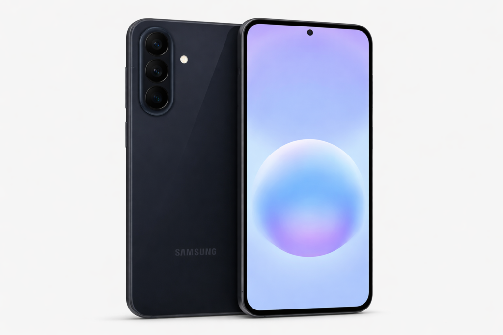 Vazamento do Galaxy A57 revela visual já conhecido e melhorias que chamam atenção.