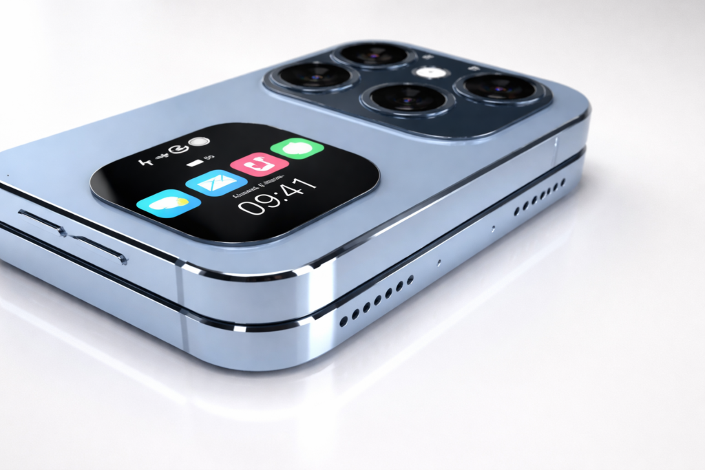 Apple avança nos testes do iPhone Flip e prepara dobrável compacto para enfrentar a Samsung.